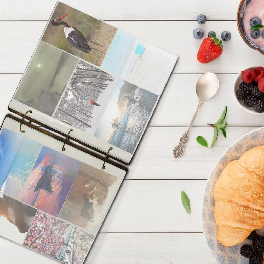 4x6 Photo Album with Dried Flower Cover G1217
