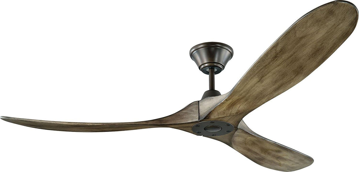 Matte Black 52 Outdoor Ceiling Fan with Remote Control N27371