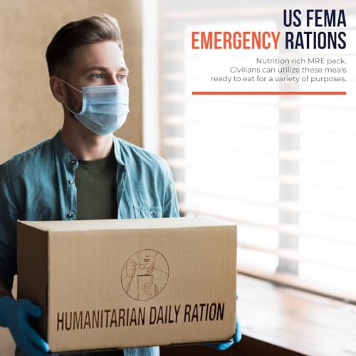 MRE 1 case of 10 pack/ 20 Humanitarian Meals Ready to Eat C439724