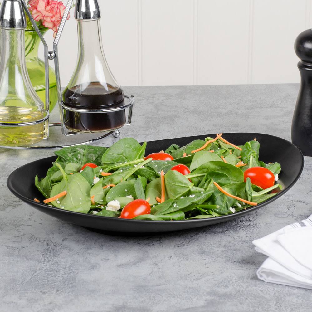 Onyx Satin Matte Porcelain Coupe Plate - 12/Case W262