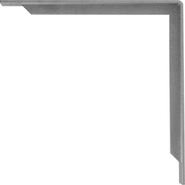 Steel Bracket Hammered Gray O9478