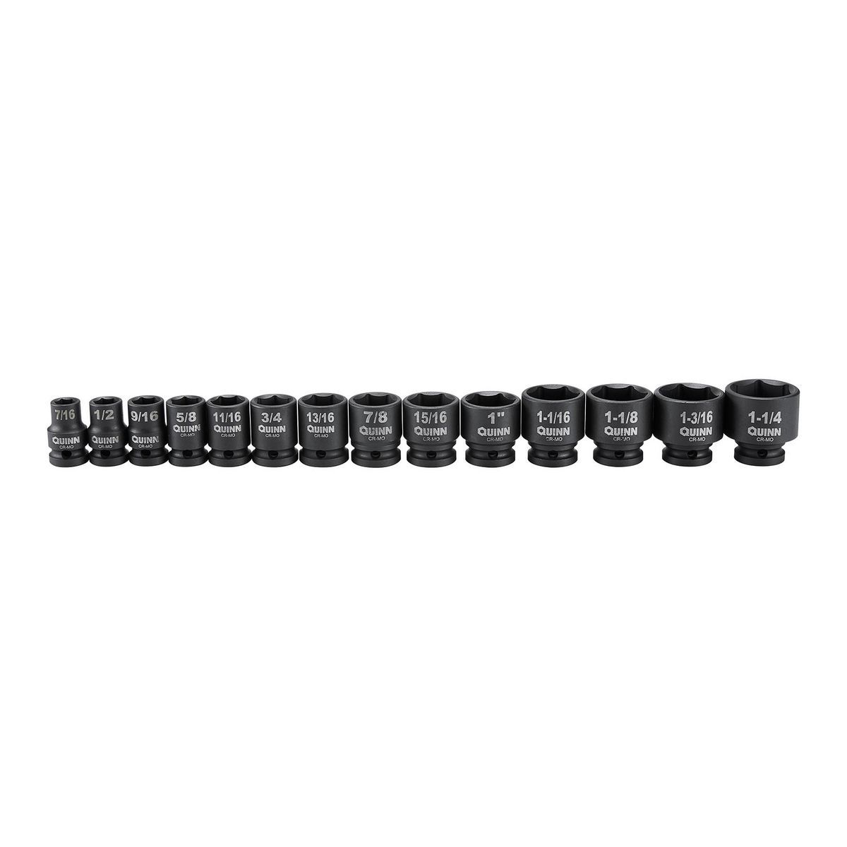 1/2 in. Drive SAE and Metric Impact Socket Set, 61-Piece V964