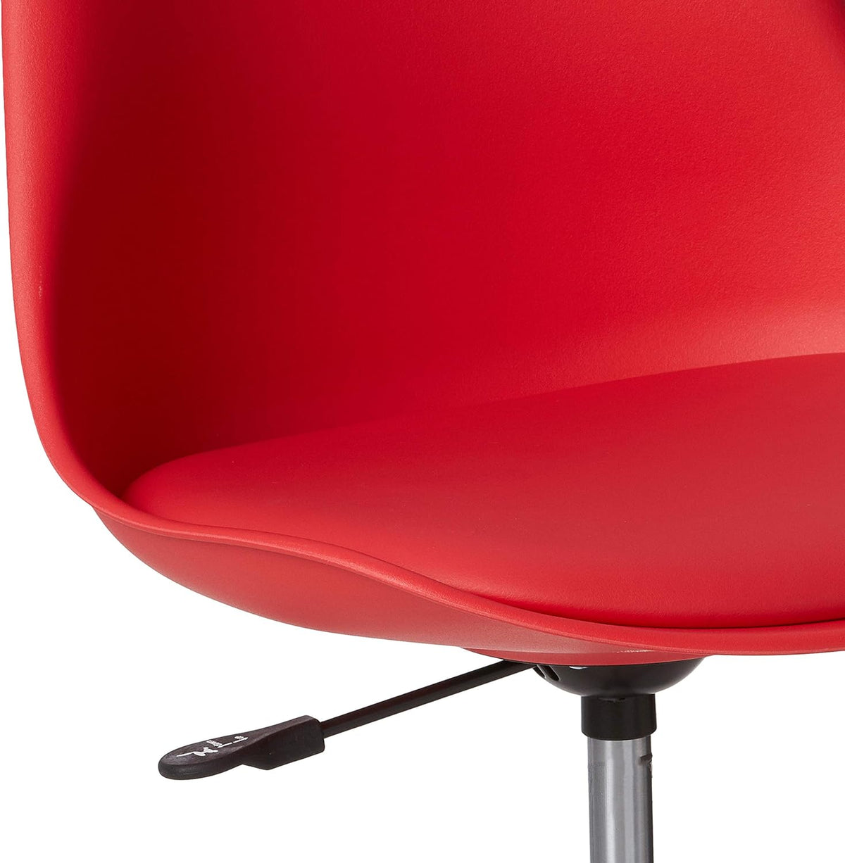 Red Armless Task Chair with Chrome Base L23299