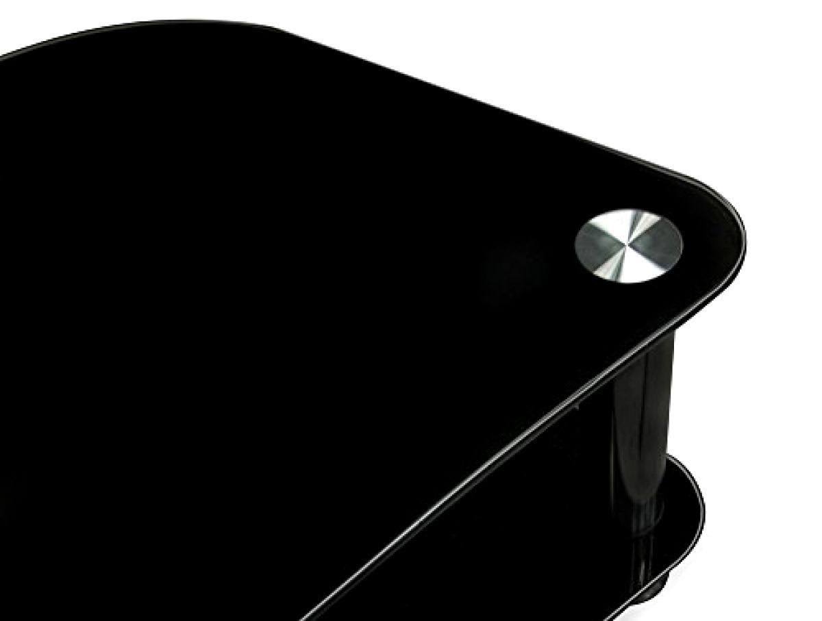Floor TV Stand with Glass Shelves V5167