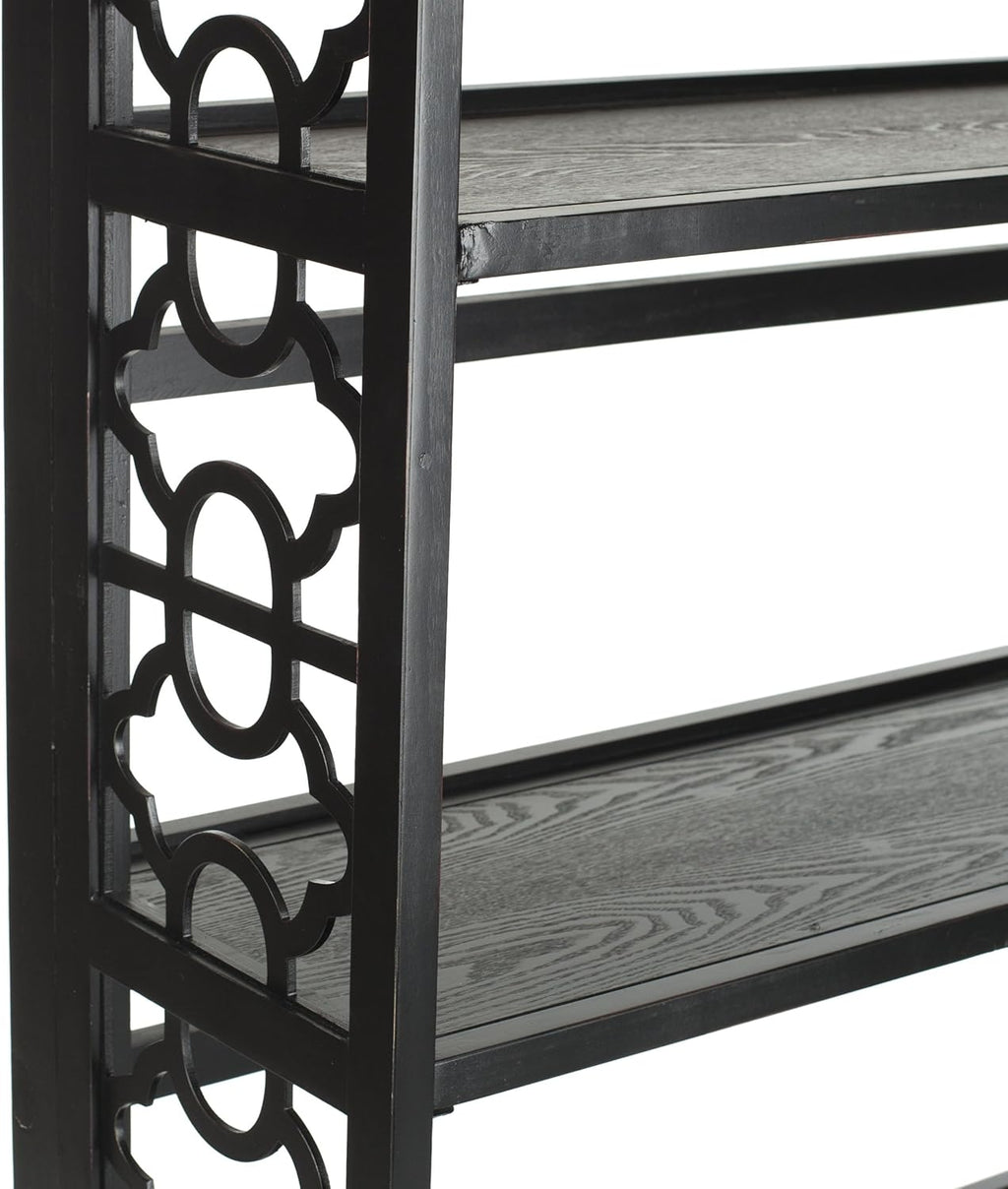 Black 5-Shelf Bookcase W5973