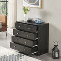 Black 5 Drawer Wood Dresser K159860