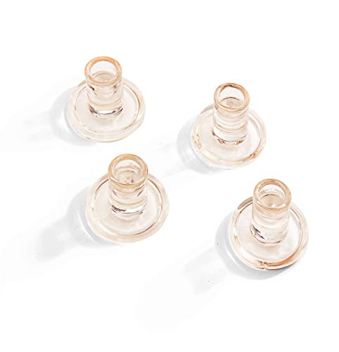 Clear Glass Candlestick Holder, 10 Pack, 2.5 in R5130
