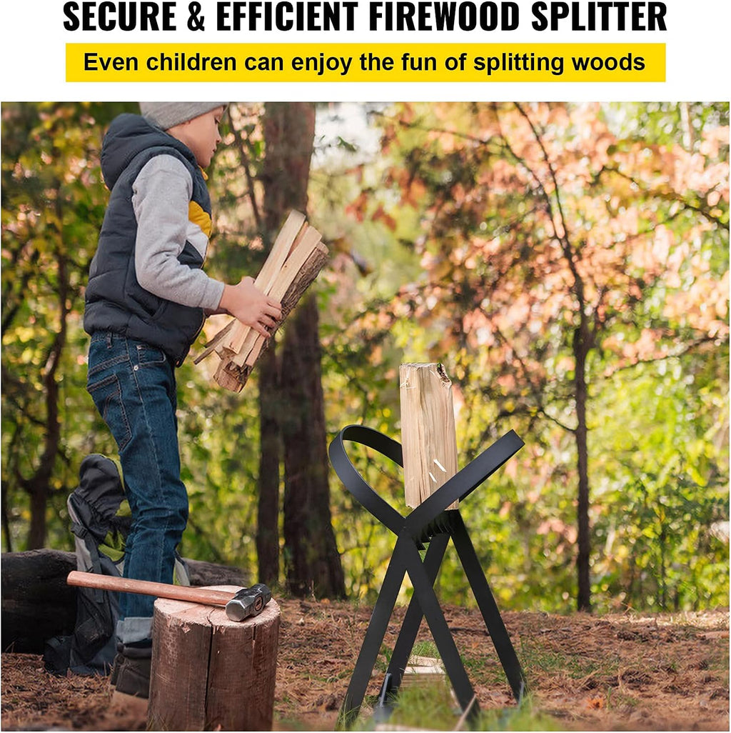 20.3" x 13.2" Manual Log Splitter for 8" Diameter Wood, 8.6 Lbs, Q235 Steel, Pack of 2 D89389
