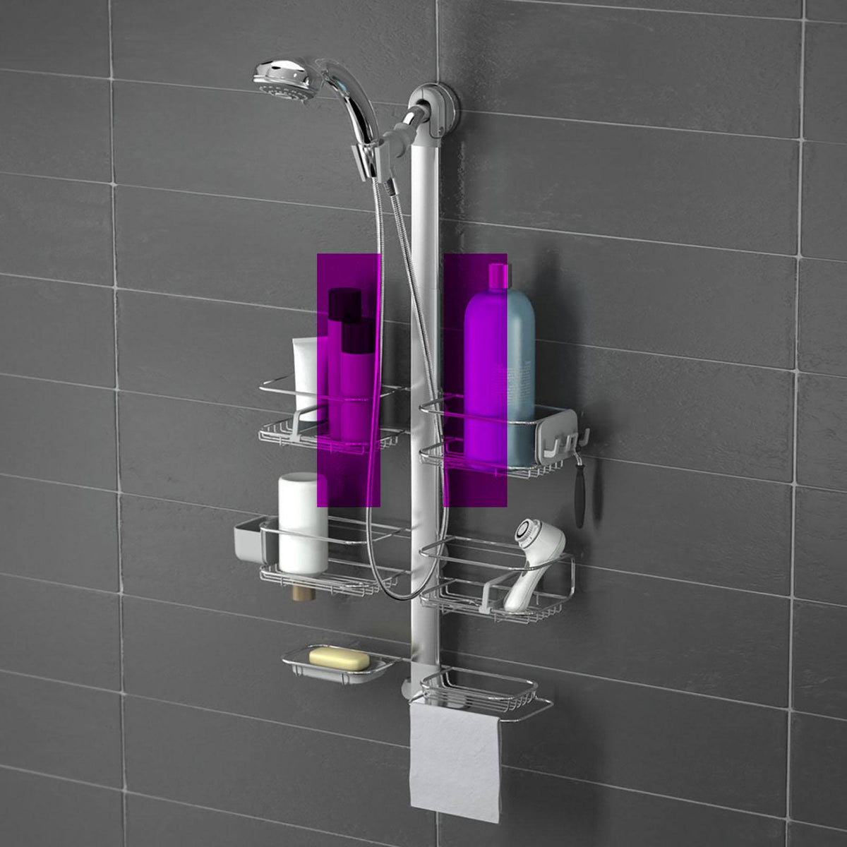 Adjustable Stainless Steel Shower Caddy B152