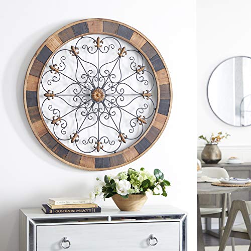 Brown Metal Wall Decor V18639