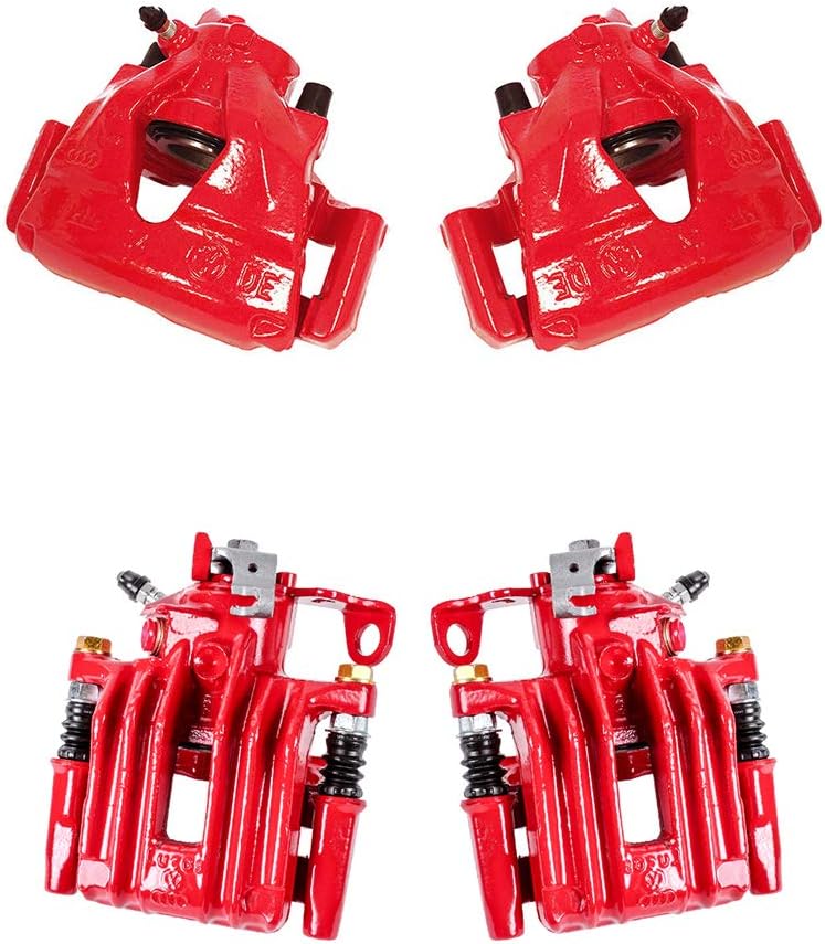 Red Coated Brake Calipers Brake Kit M567