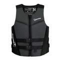 Black Adult Life Jacket Swim Vest X627