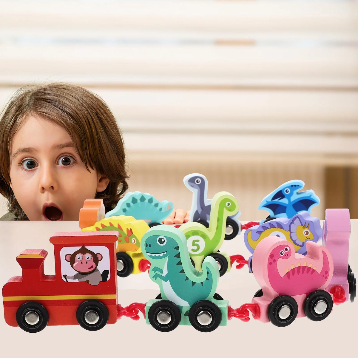 Dinosaur Number Train Toy O703549
