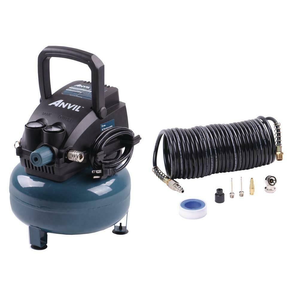 2G Pancake Air Compressor with 7-Piece Accessories Kit O2437