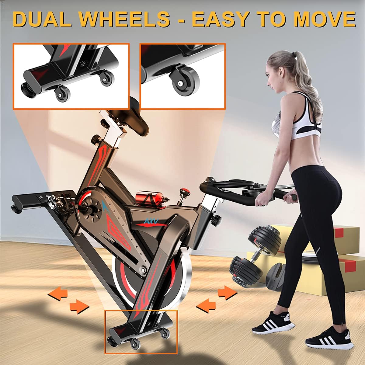 Magnetic Resistance Indoor Cycling Bike X223352