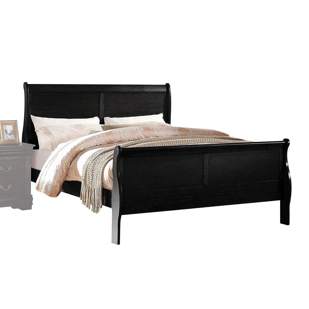 Black Queen 5pcs Bedroom Set I7880