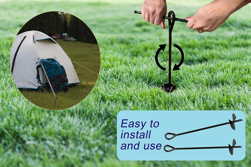 Ground Anchor 40 Inches 10MM Thick 4 Pack Y206997