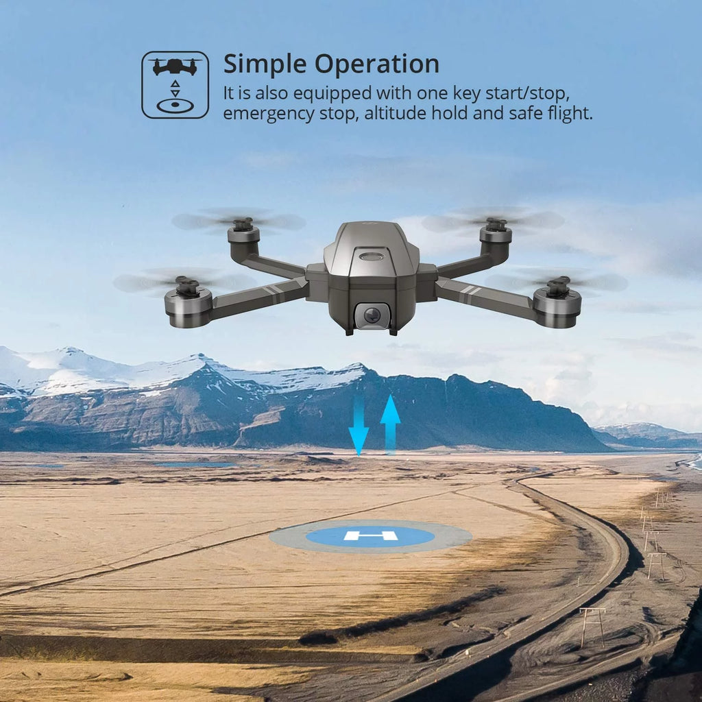 Foldable GPS 4K UHD Camera Drone with 2 Batteries A82407