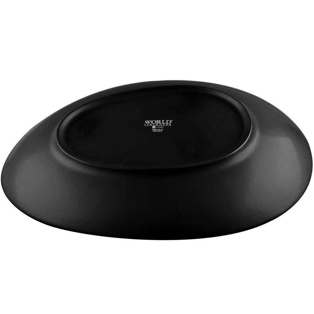 Onyx Satin Matte Porcelain Coupe Plate - 12/Case W262