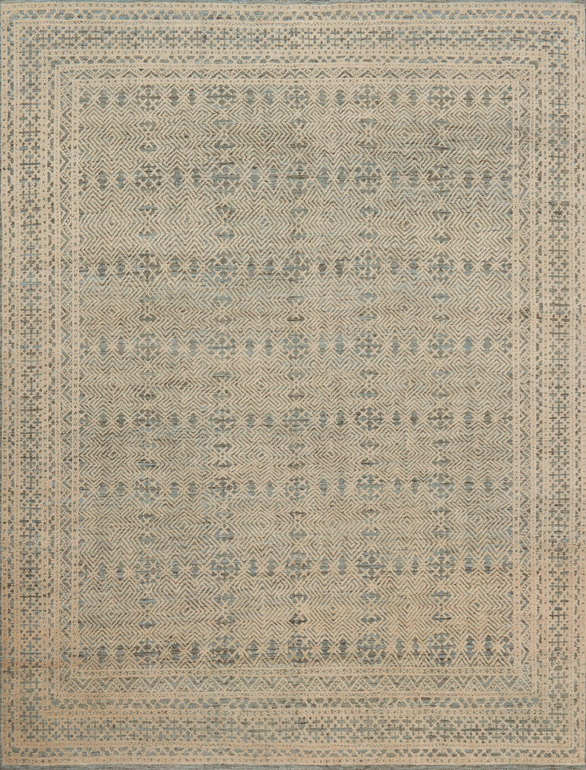Blue Natural 6' x 9' Rug Y19780