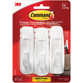 White Large Command Hooks & Strips Value Pack P4132
