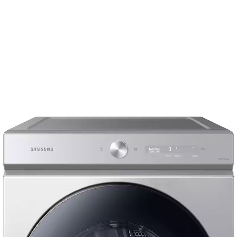7.6 cu. ft. Vented Smart Electric Dryer in Silver Steel F142