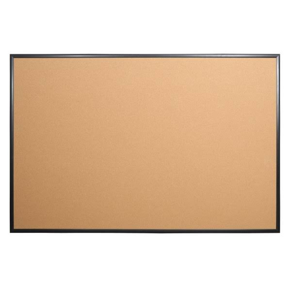 Cork Bulletin Board, 48" x 72", Aluminum Frame J260510