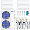 45,000 BTU 4 Zone Ductless Air Conditioner and Heat Pump X700748