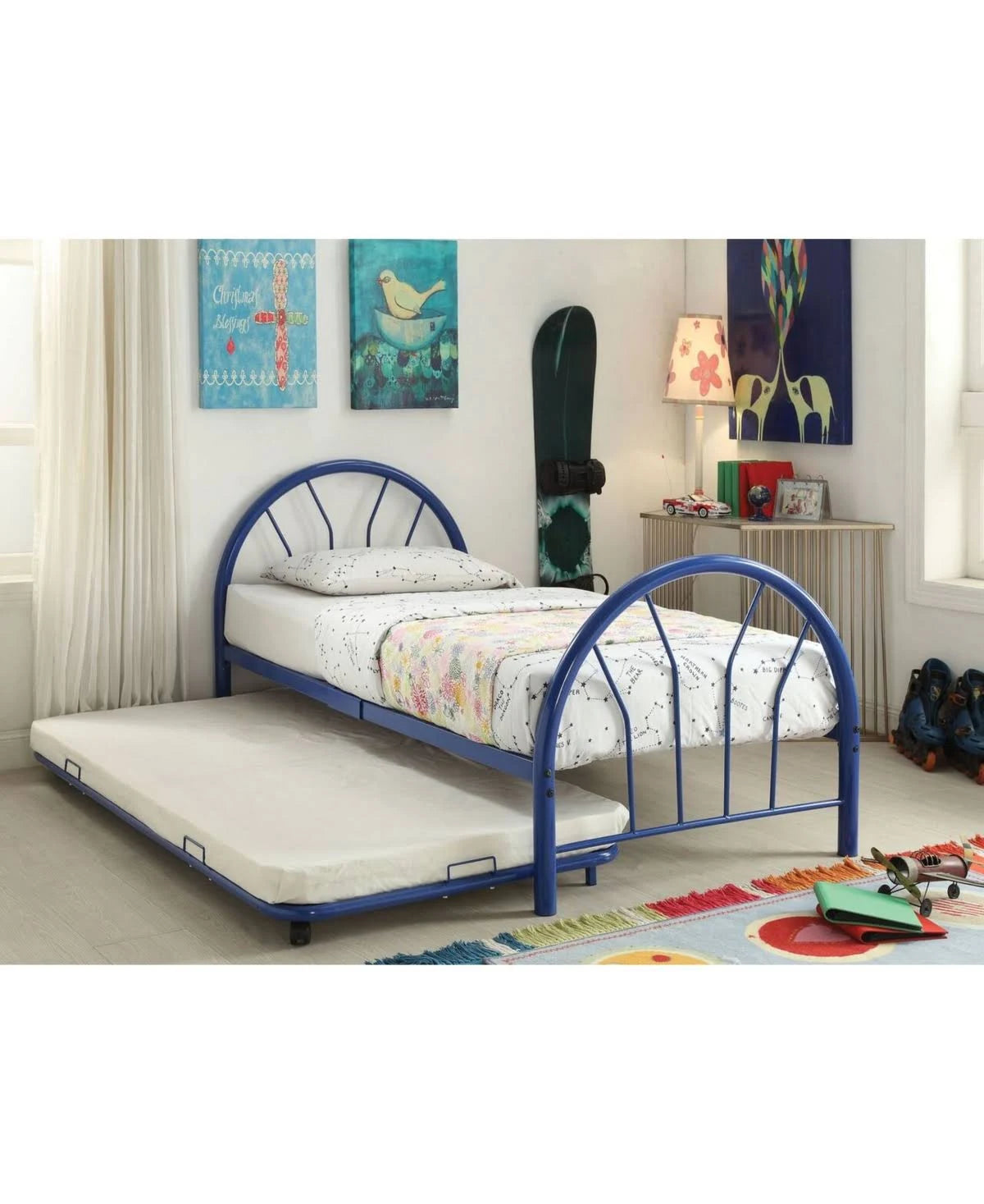 Black Twin Trundle A34489