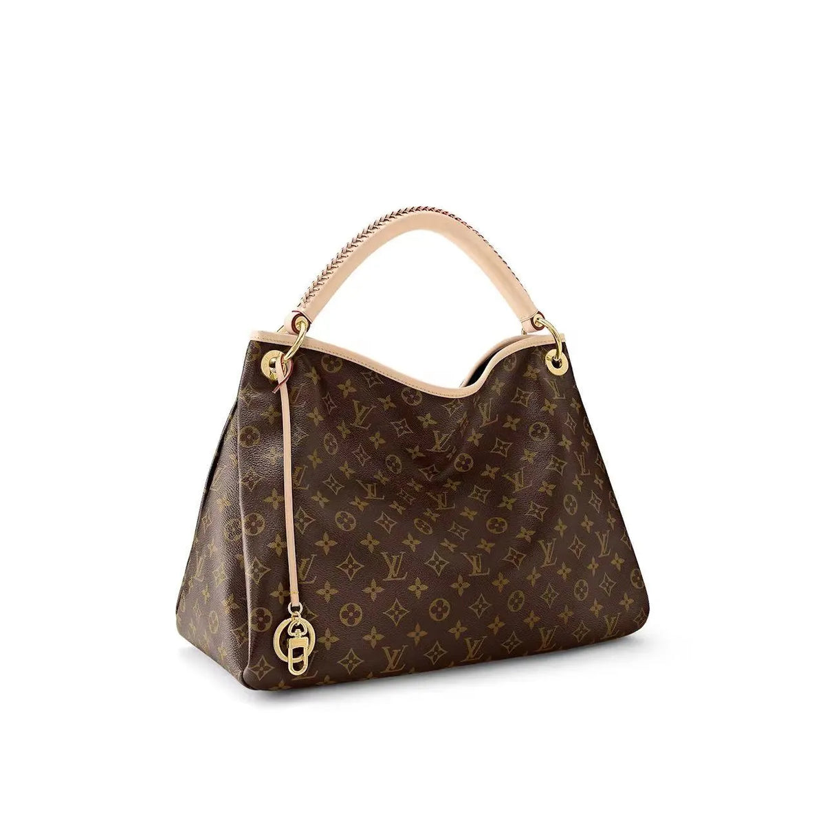 Drawstring Canvas Shoulder Bag H679