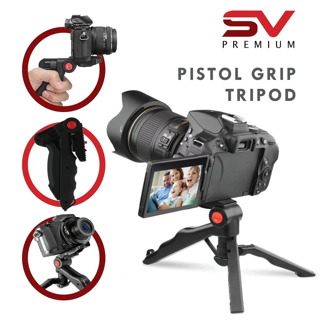 DSLR Camera Bundle with 18-55mm + 75-300mm Zoom Lens + 128GB Card + Case + Tripod K658