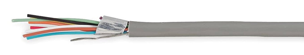 Comm Cable, Shielded, Riser, 22/8, 500 ft., Gray M316