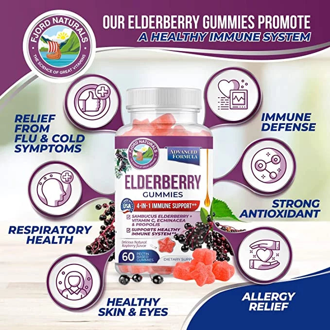 Elderberry Gummies 2 Pack 120 Count S161204