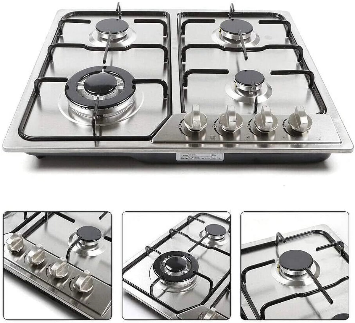 23" Stainless Steel 4 Burner Gas Cooktop N21106