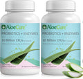 Probiotics with 10 Billion CFU, Prebiotics, Enzymes & Aloe Vera, 30ct x 2 btls J96865