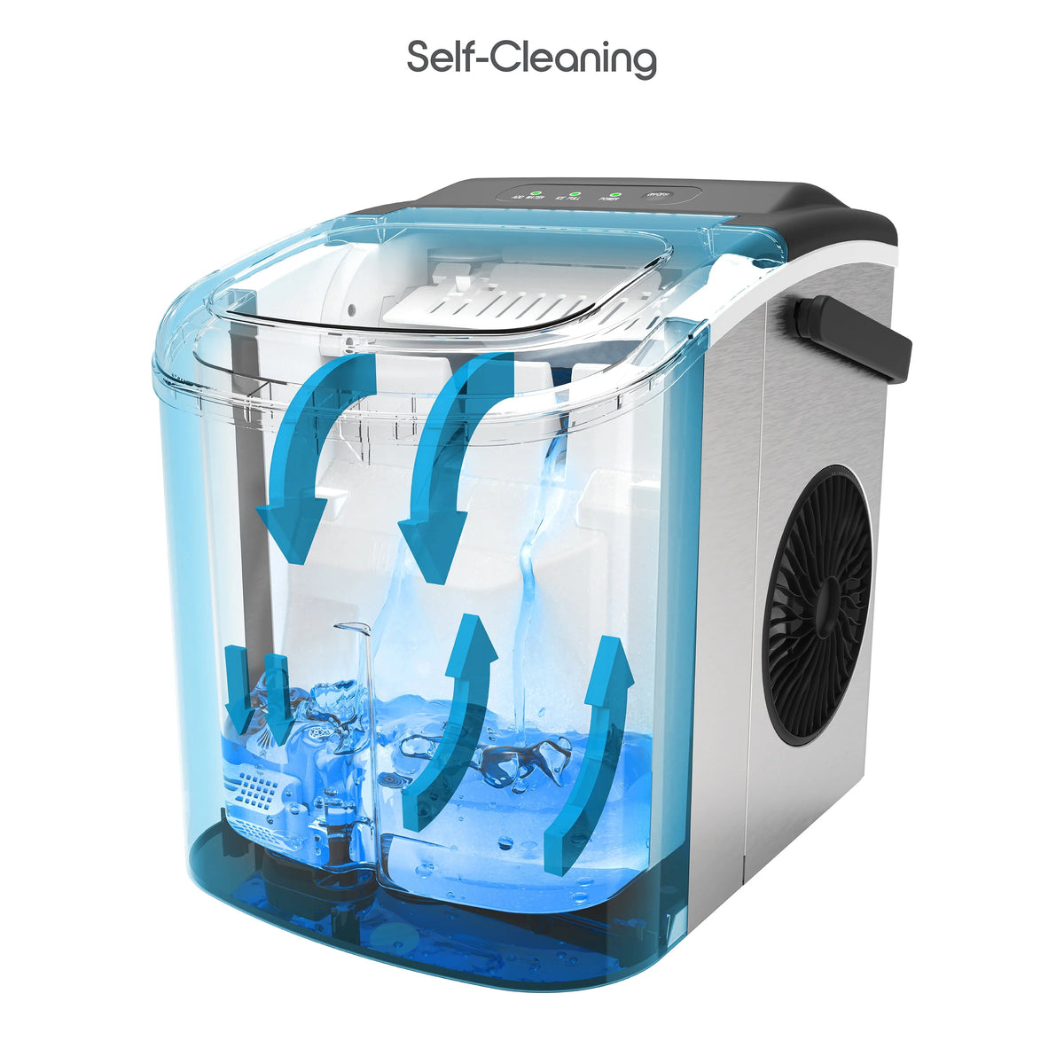 Portable Countertop Bullet Ice Maker H8617