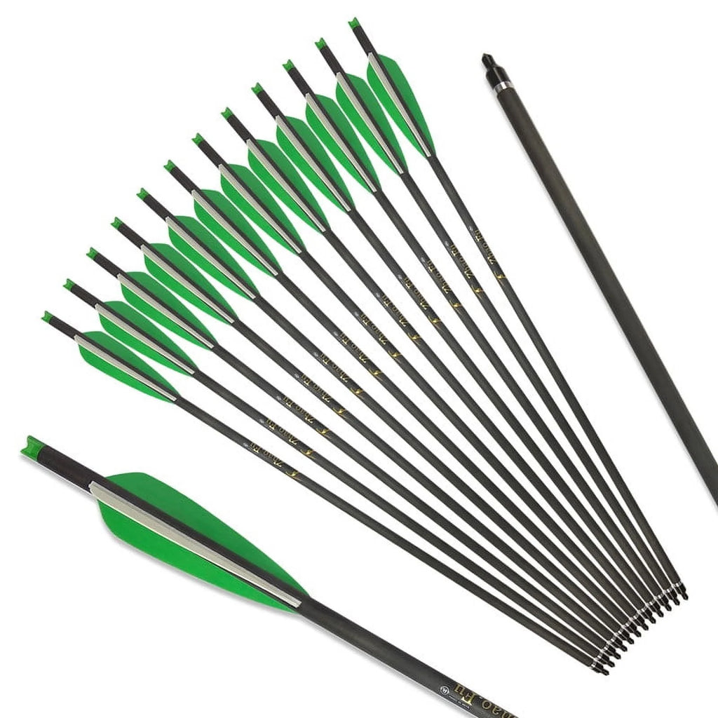 20 Inch Carbon Crossbow Bolts 12 Pack C833
