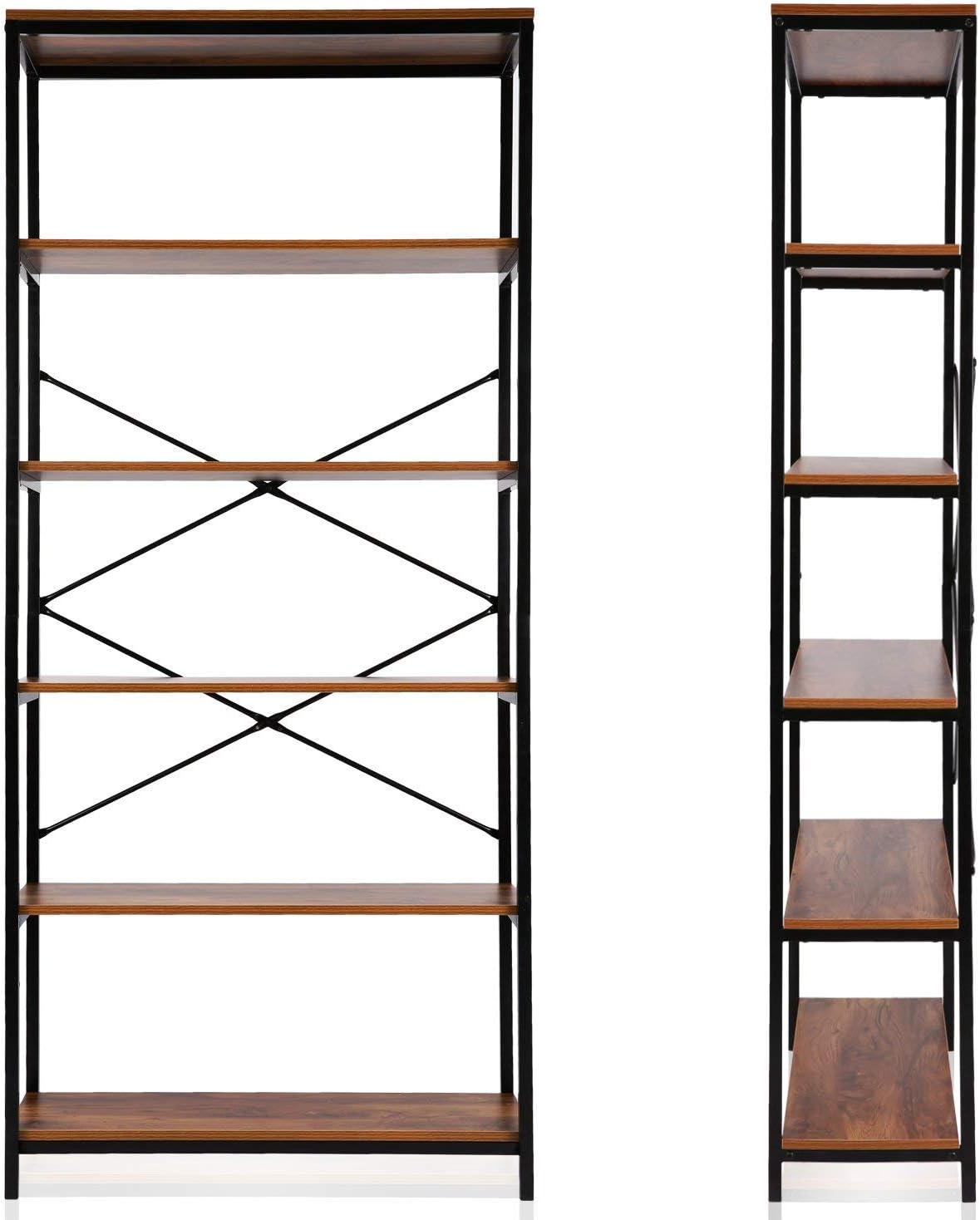 5 Shelf Tall Bookcase N114