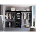 Black Zamora Closet System L29806