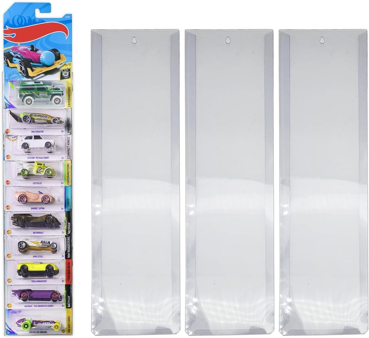 5 Pack Display Case for Packaged Cars A124