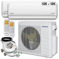 24,000 BTU 2 Zone Ductless Air Conditioner and Heat Pump M97336