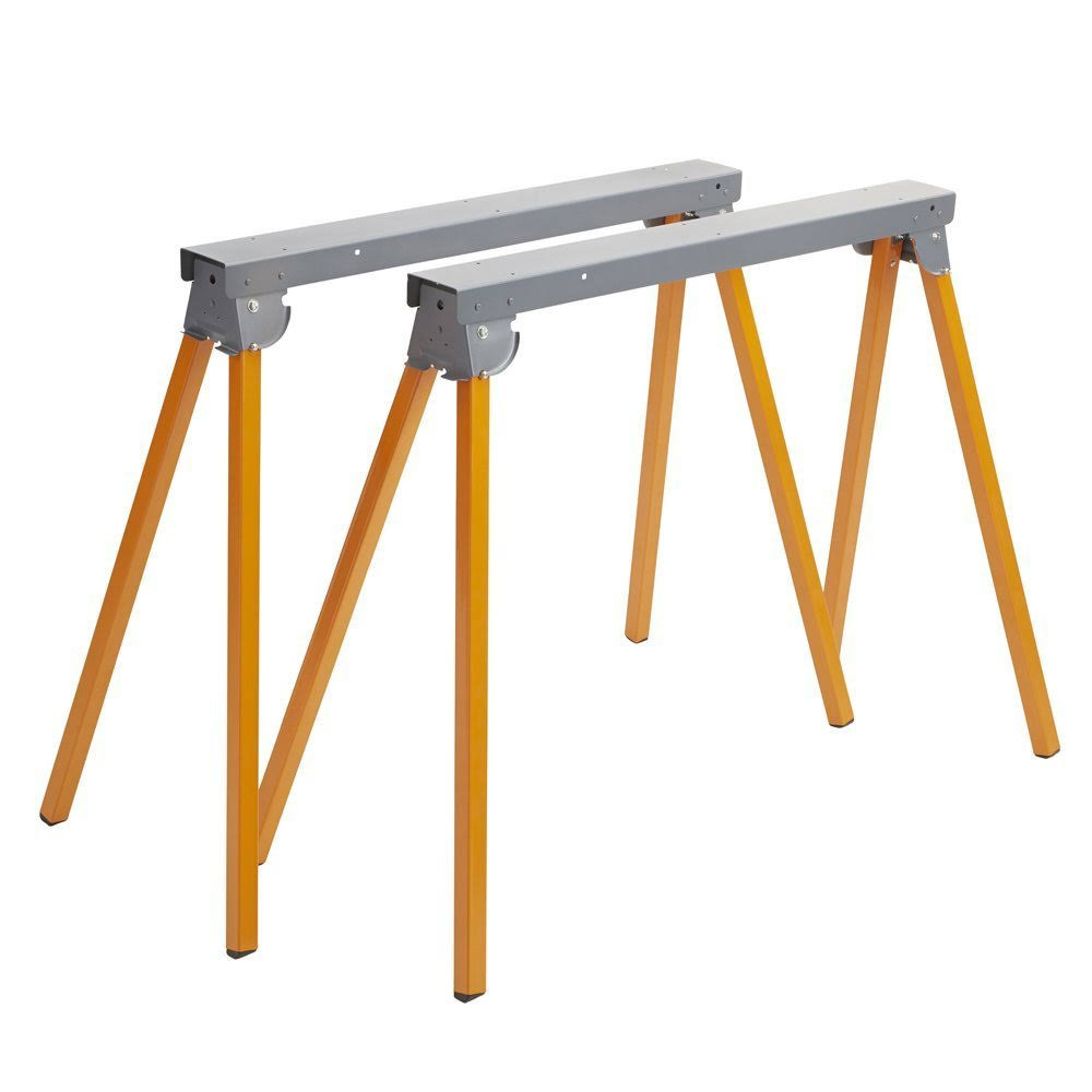Folding Sawhorse Pair, 33-inch Tall N5409