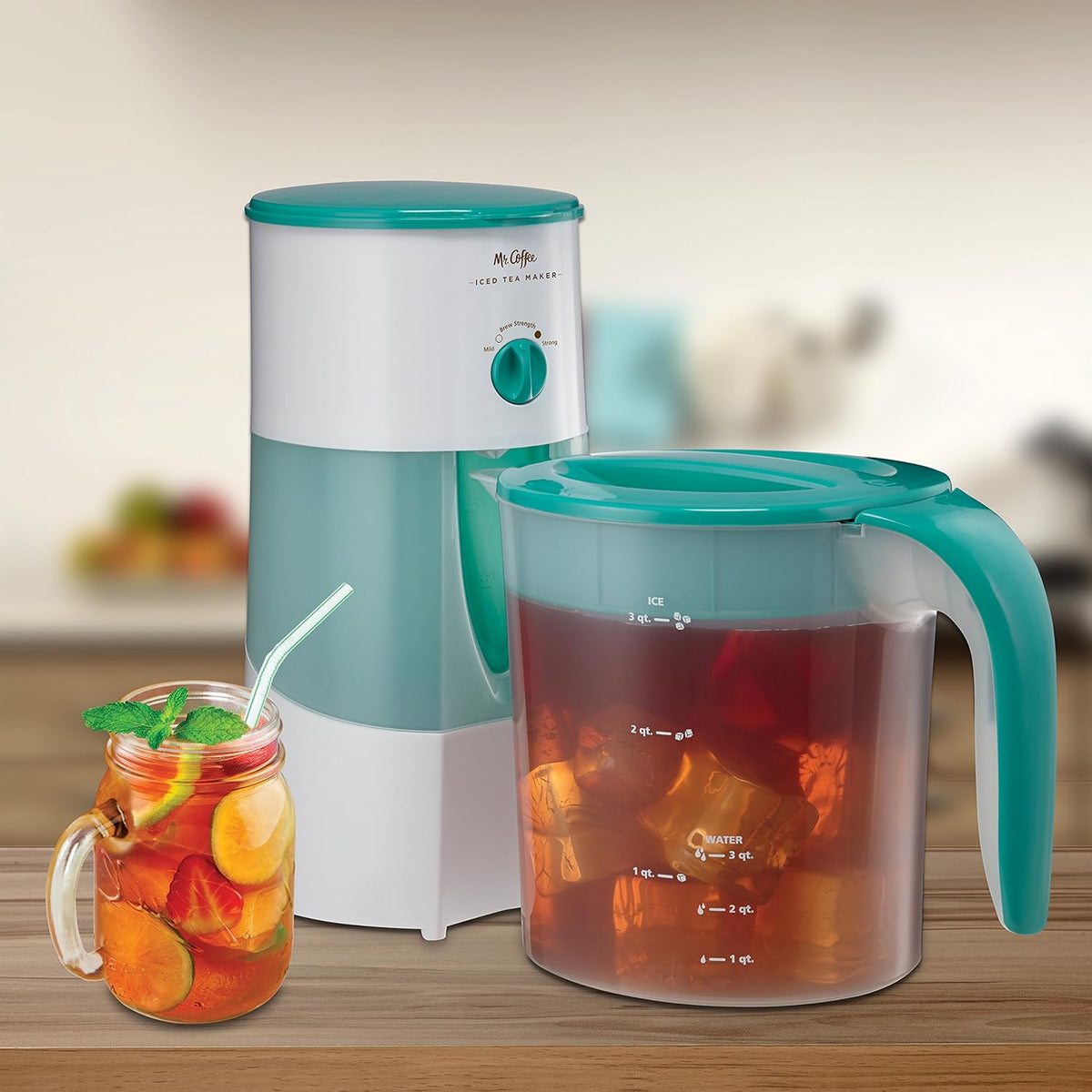 3-Quart Adjustable Brew Strength Iced Tea Maker U76787