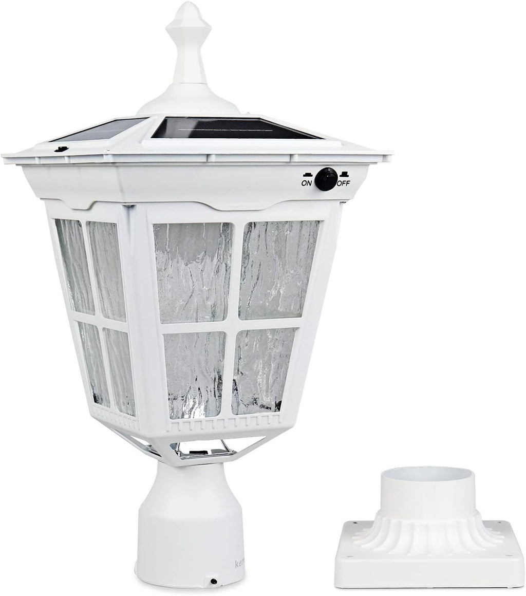 LED Cast Aluminum Solar Post Light Fixture H27966