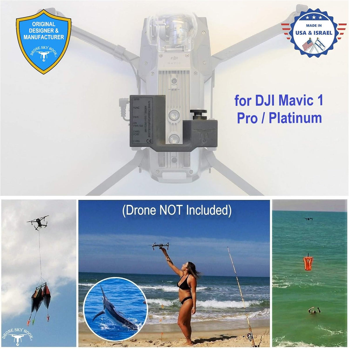 Drone Fishing Bait Release Device for DJI Mavic 1 Pro/Platinum W659