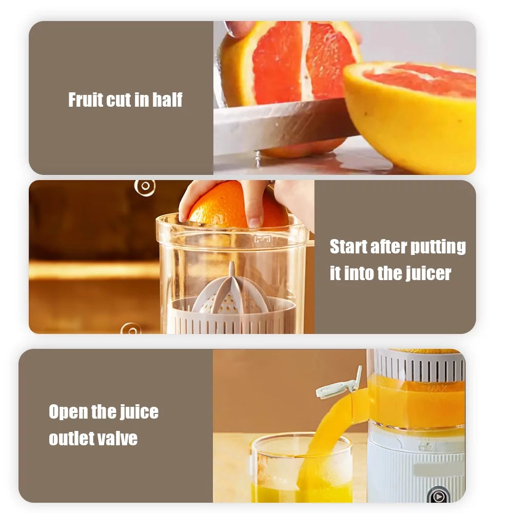 Electric Juicer USB Charging Citrus Squeezer Q66913