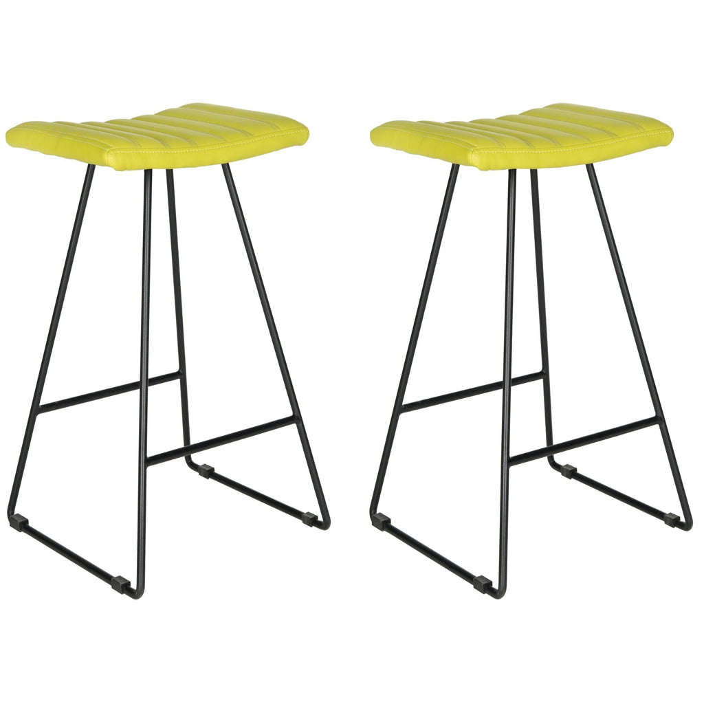 Green Bar Stool Set of 2 O2179