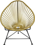 Black/Gold Acapulco Chair P8537