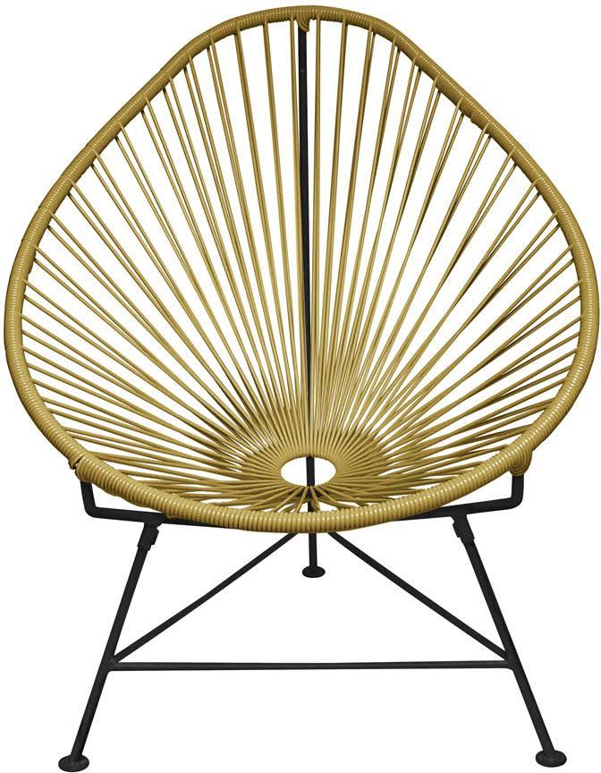 Black/Gold Acapulco Chair P8537