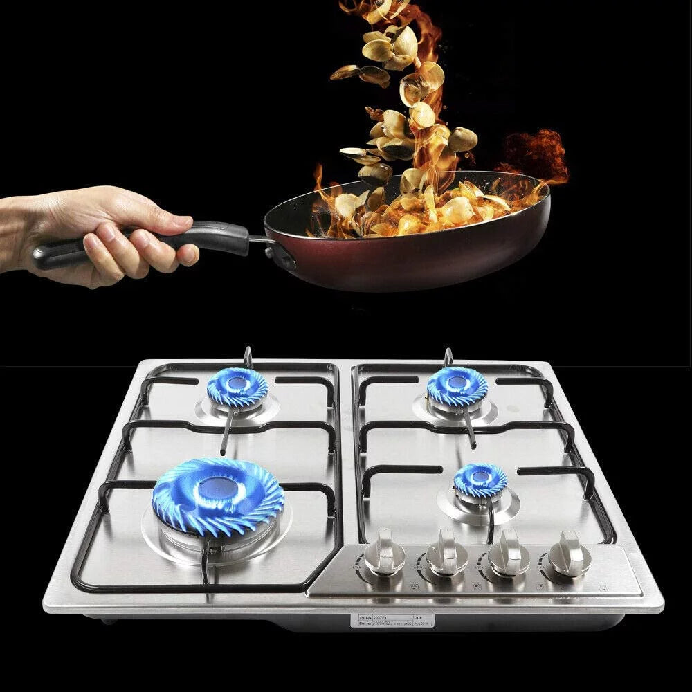 23" Stainless Steel 4 Burner Gas Cooktop N21106